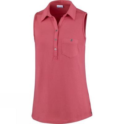 Camisa Columbia Spring Drifter Sleeveless Mujer - Coral - Chile OIF615794